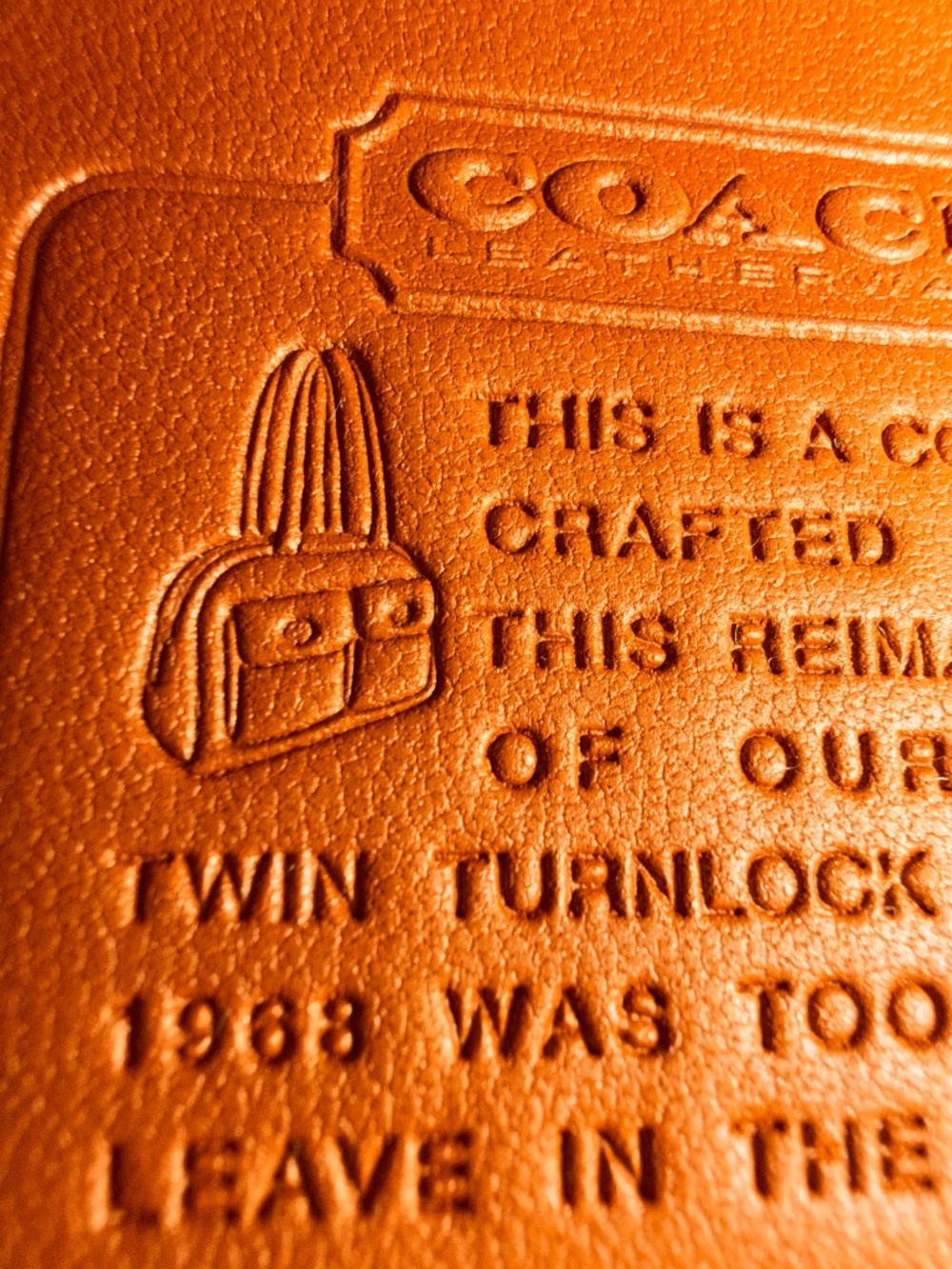Coach Twin Turnlock Shoulder Bag Toffee - Picture 9 of 14